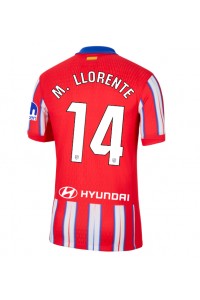 Fotbalové Dres Atletico Madrid Marcos Llorente #14 Domácí Oblečení 2024-25 Krátký Rukáv